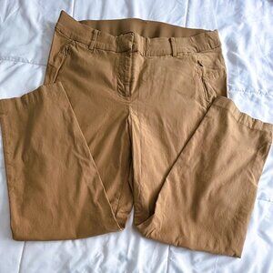 Lane Bryant 4 Season Ankle Pants Straight Leg Size 16 Tan